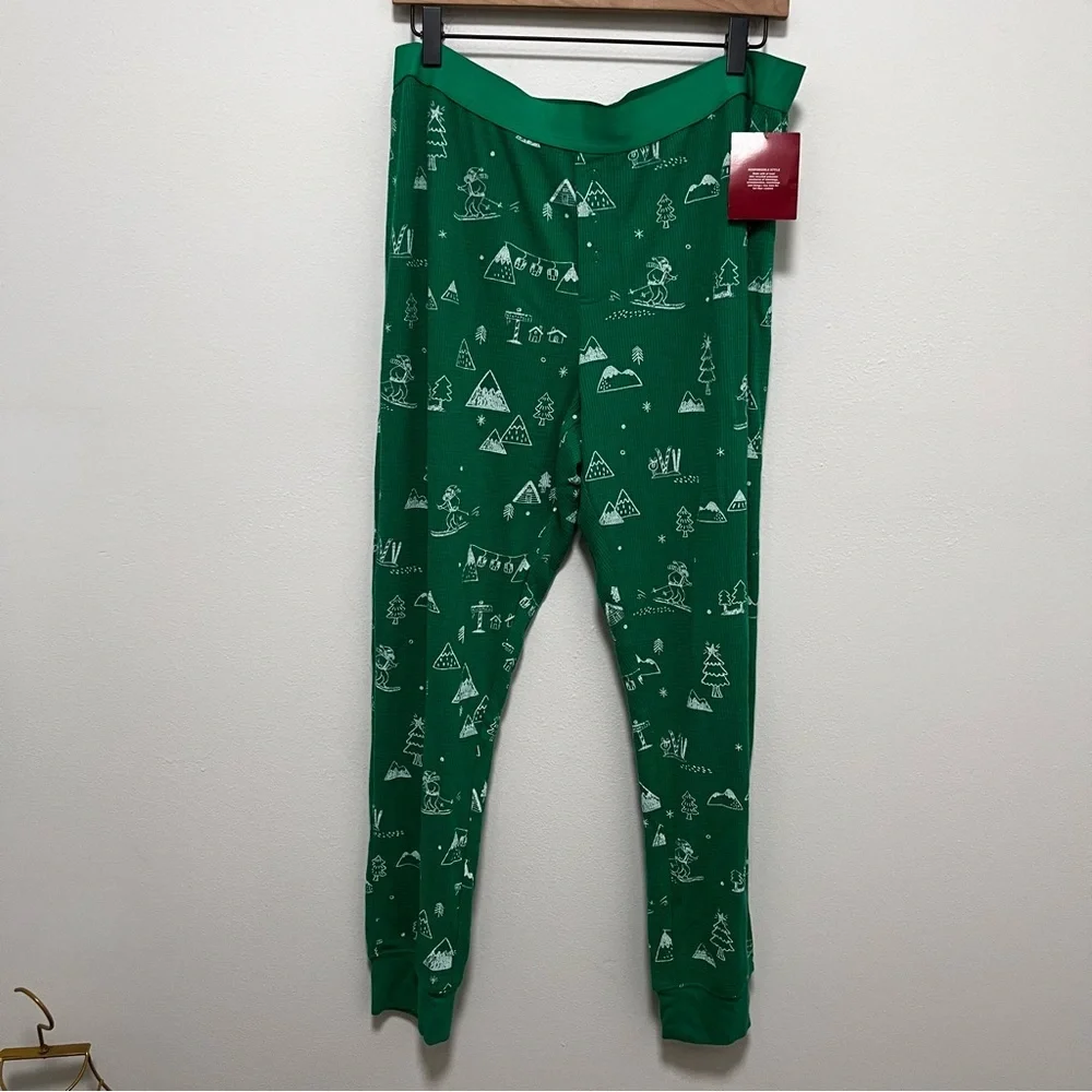 WONDER SHOP Christmas Thermal Pajama Pants Size Large NWT - Picture 2 of 11